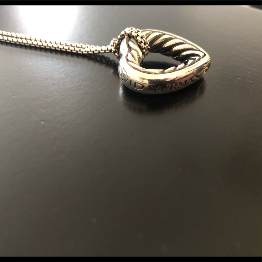 Authentic David Yurman Cable Heart necklace